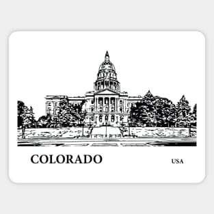 Colorado State USA Magnet